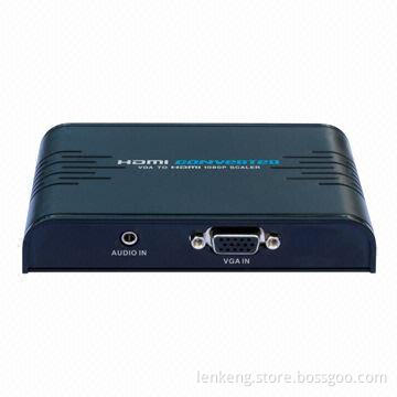 VGA to HDMI Converter with Up Scaler Function, 720P/1080P Output